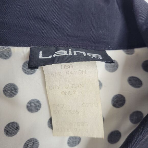 VINTAGE 80s set polka-dot high waist‎ shorts and crop top S - Picture 5 of 15